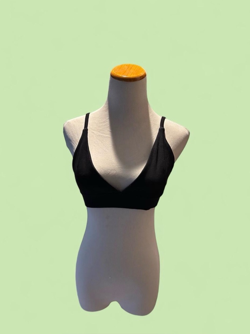 asos black bralette